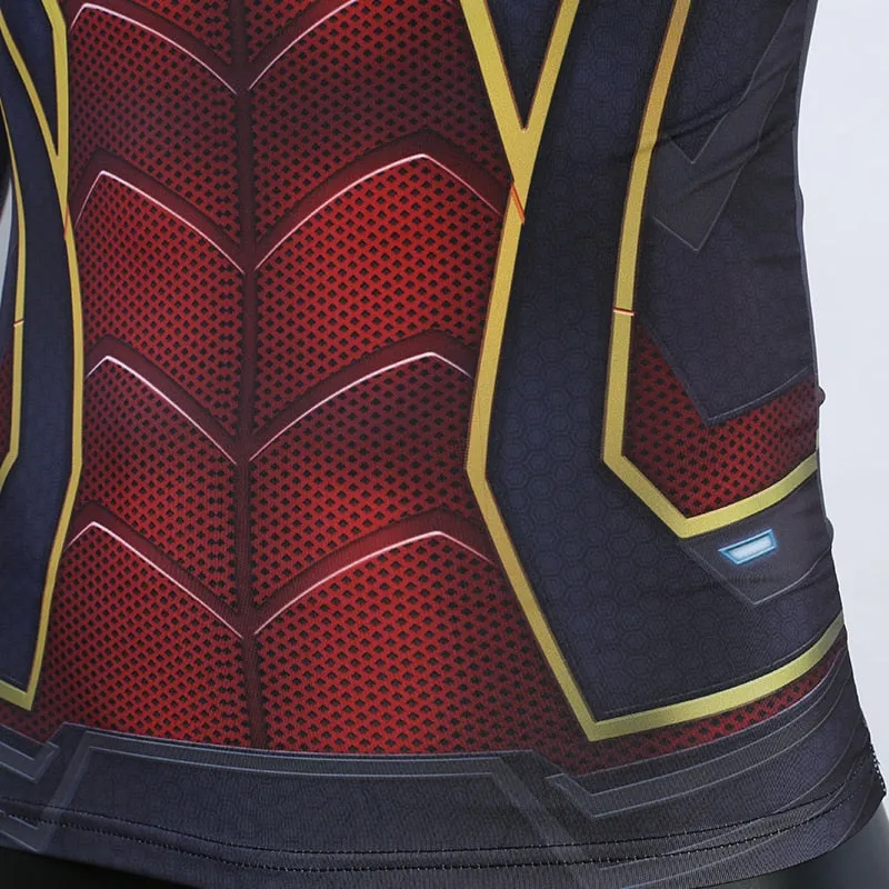 Avengers 4 SPIDERMAN Short  Sleeve Compression Shirt