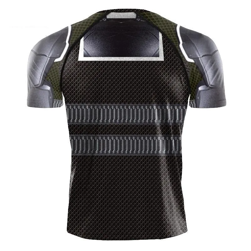 BATMAN Armor Short Sleeve Compression Shirt