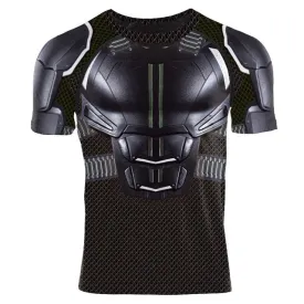 BATMAN Armor Short Sleeve Compression Shirt