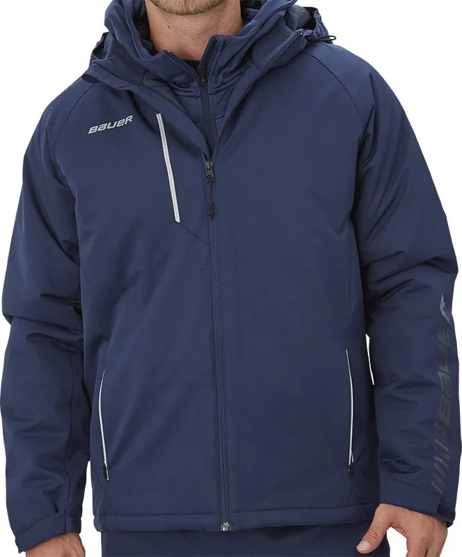 Bauer Supreme Heavyweight Jacket Junior Black/Navy/Grey