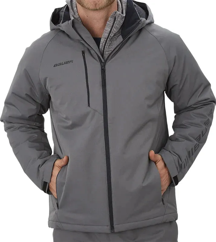 Bauer Supreme Heavyweight Jacket Junior Black/Navy/Grey