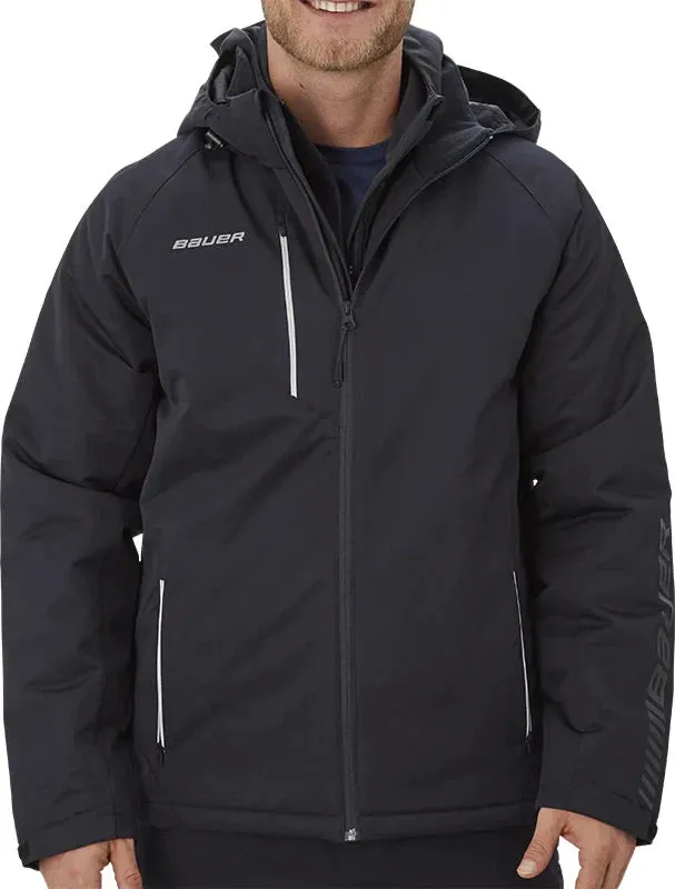 Bauer Supreme Heavyweight Jacket Junior Black/Navy/Grey