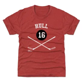 Bobby Hull Chicago 16 Sticks WHT