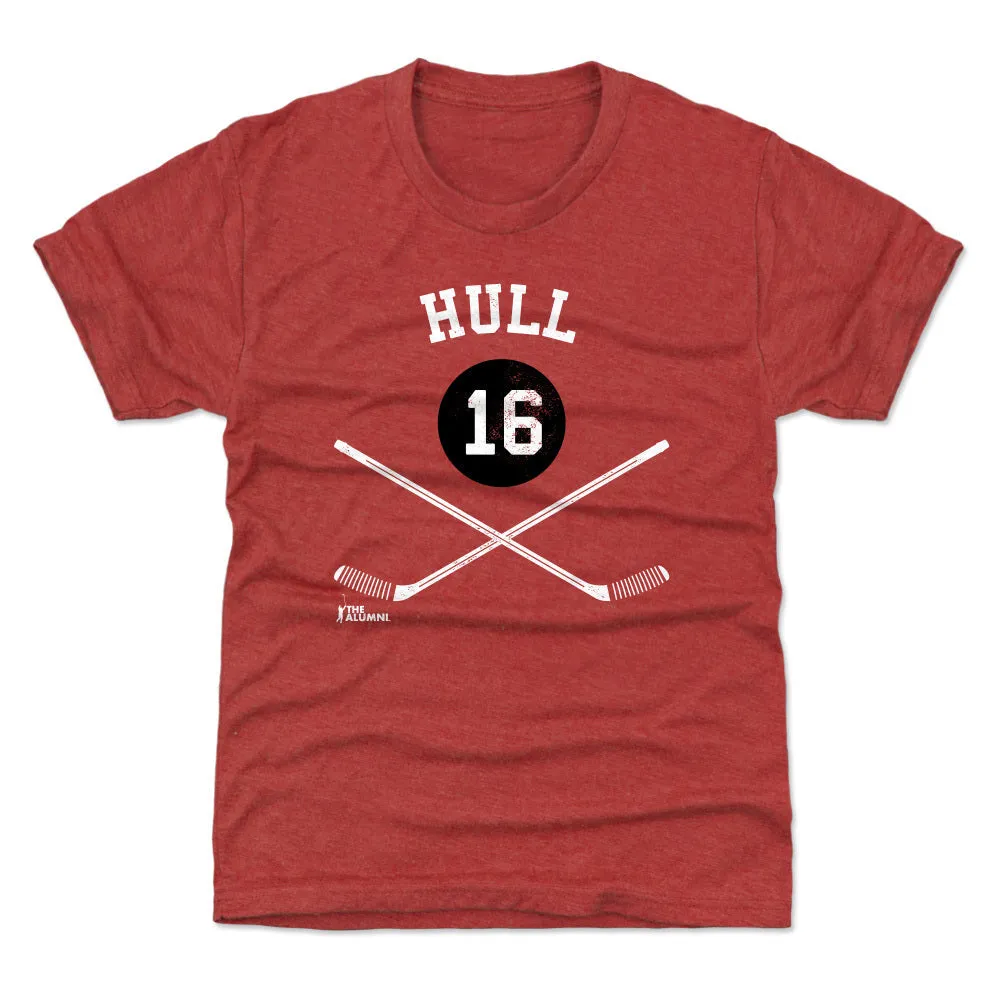 Bobby Hull Chicago 16 Sticks WHT