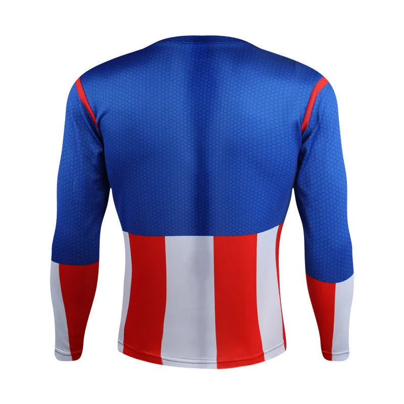 CAPTAIN AMERICA Compression Shirt