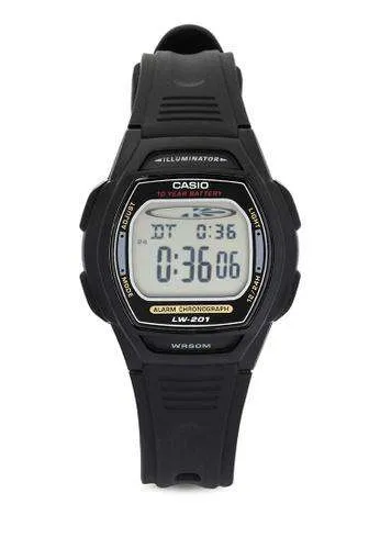 Casio LW-201-1AVDF Black Resin Watch for Women