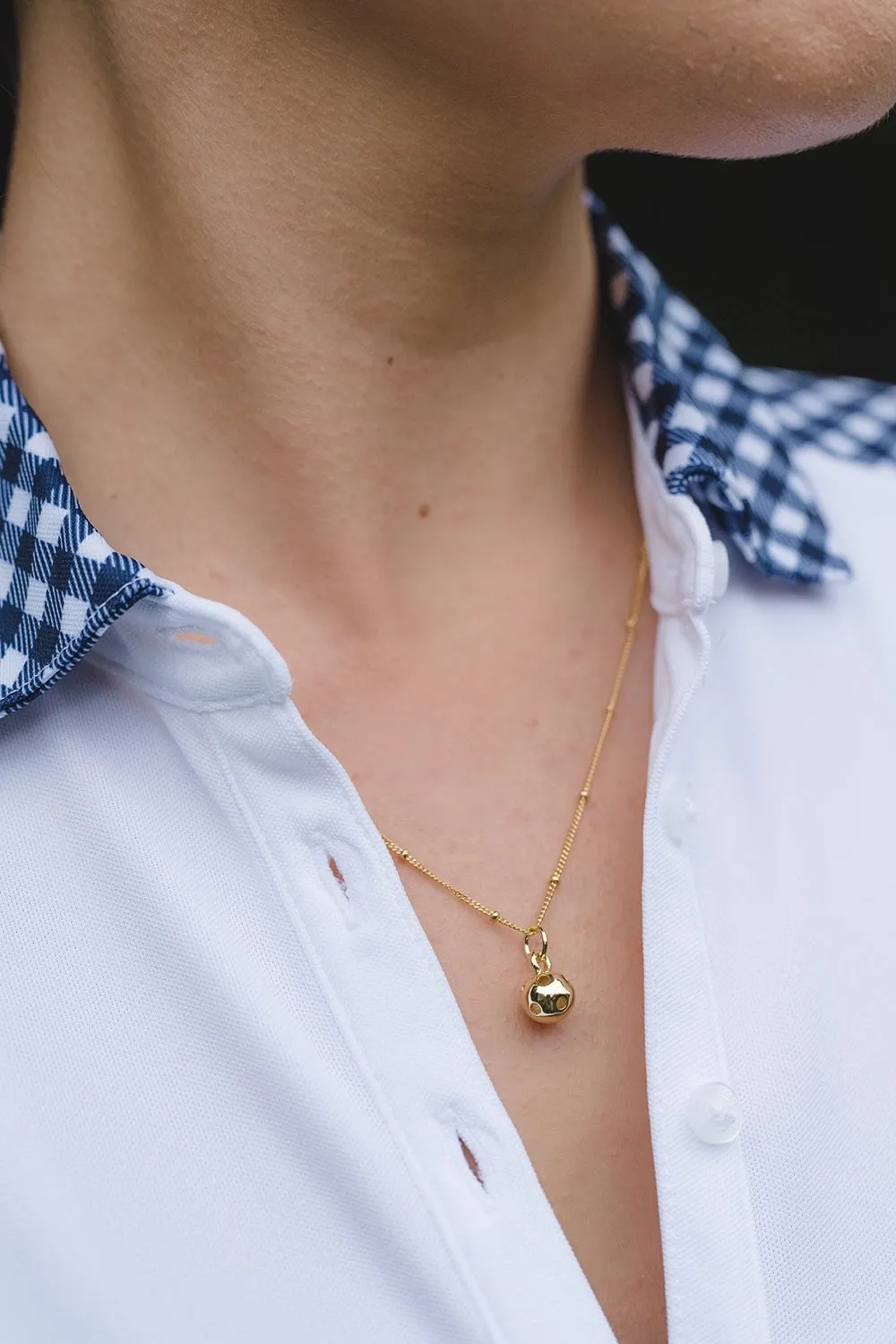 CC Sport Gold Pickleball Necklace and Earrings Gift Set