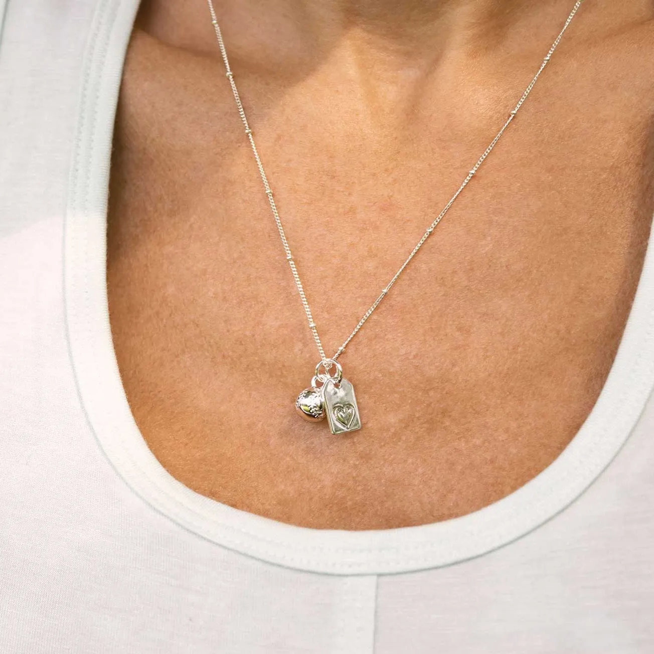 CC Sport Softball Mom Double Charm Necklace and Earring Gift Set