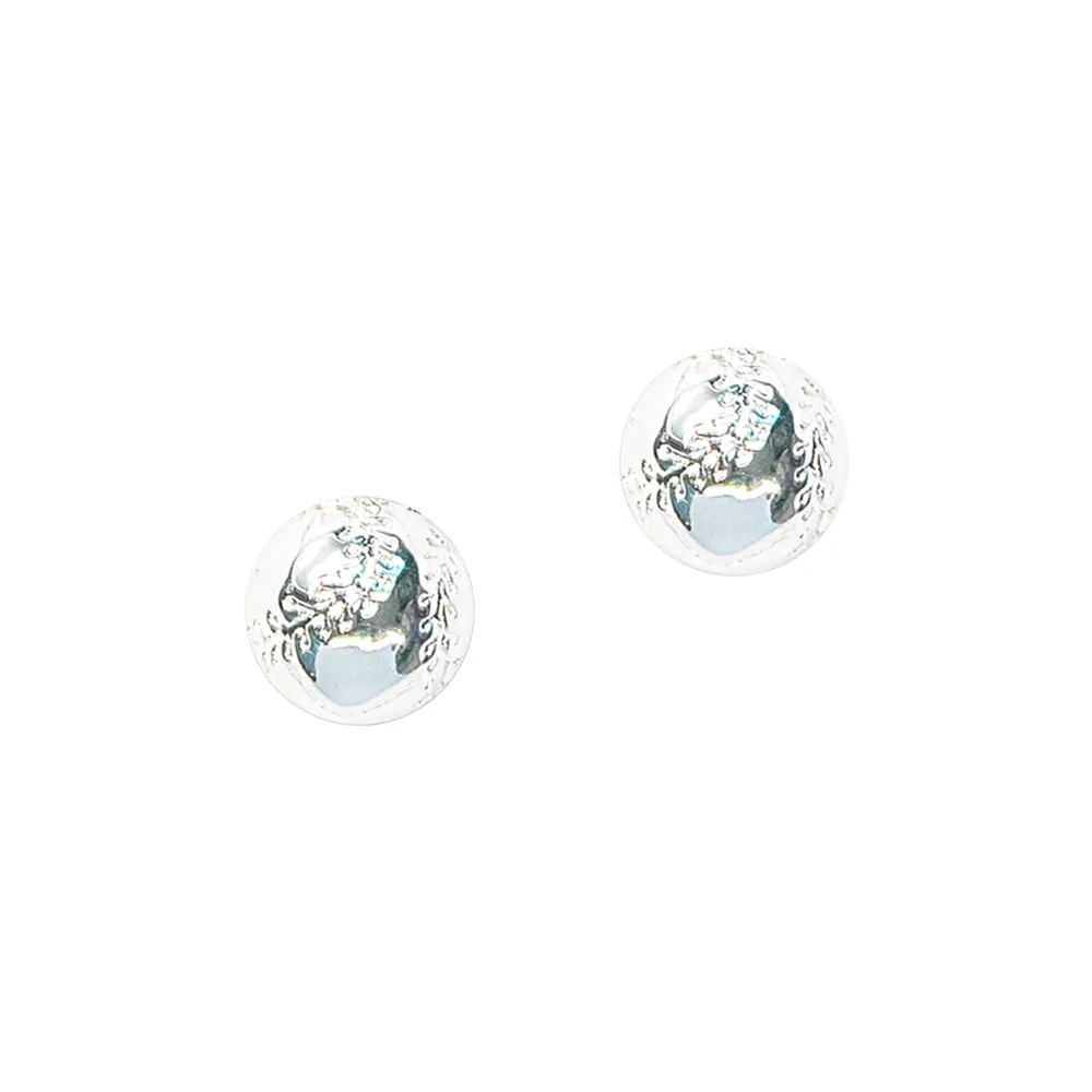 CC Sport Softball Mom Double Charm Necklace and Earring Gift Set