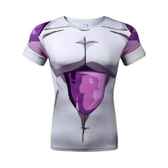 DRAGON BALL Z Freiza Short Sleeve Compression Shirt for Men