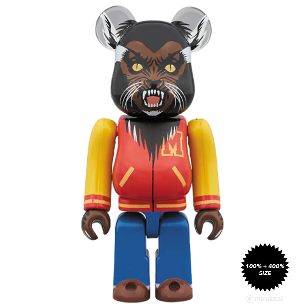 Michael Jackson Werewolf 100%   400% Bearbrick Set by Medicom Toy