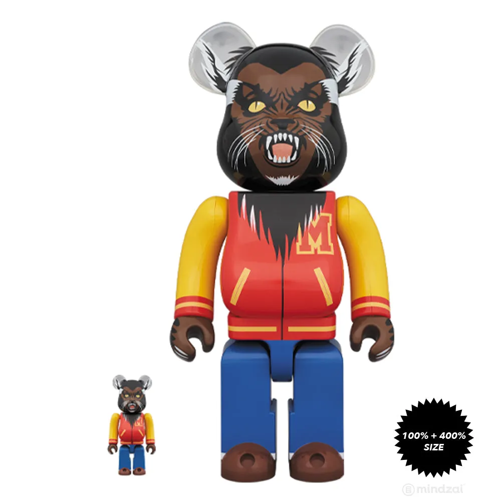 Michael Jackson Werewolf 100%   400% Bearbrick Set by Medicom Toy