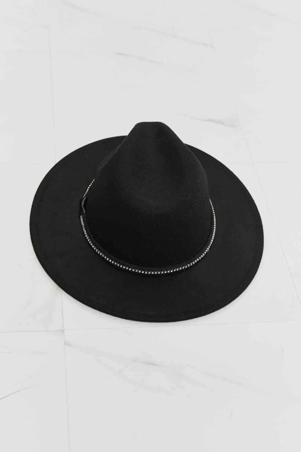 TEEK - Black Bring It Back Fedora Hat