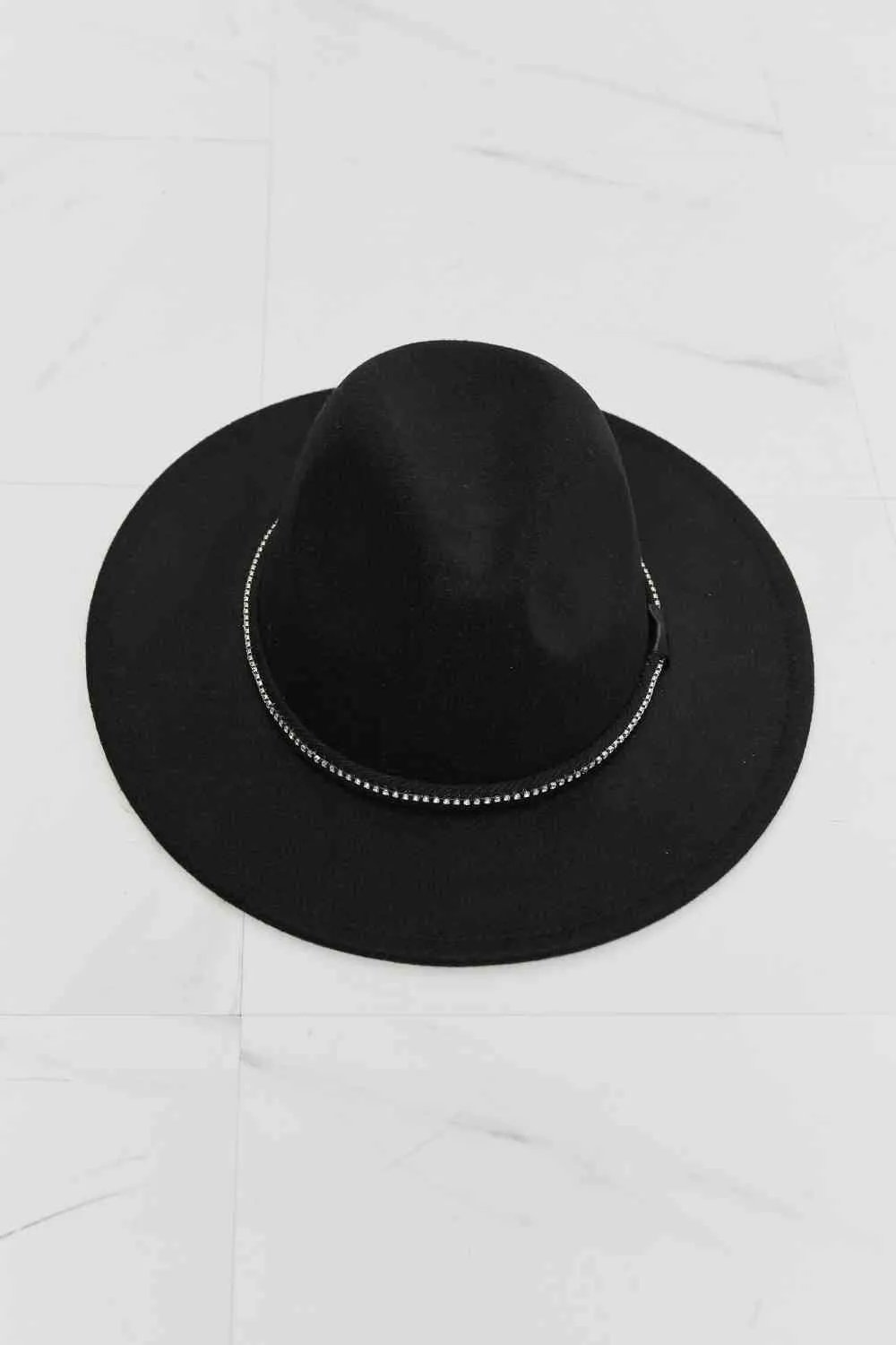 TEEK - Black Bring It Back Fedora Hat