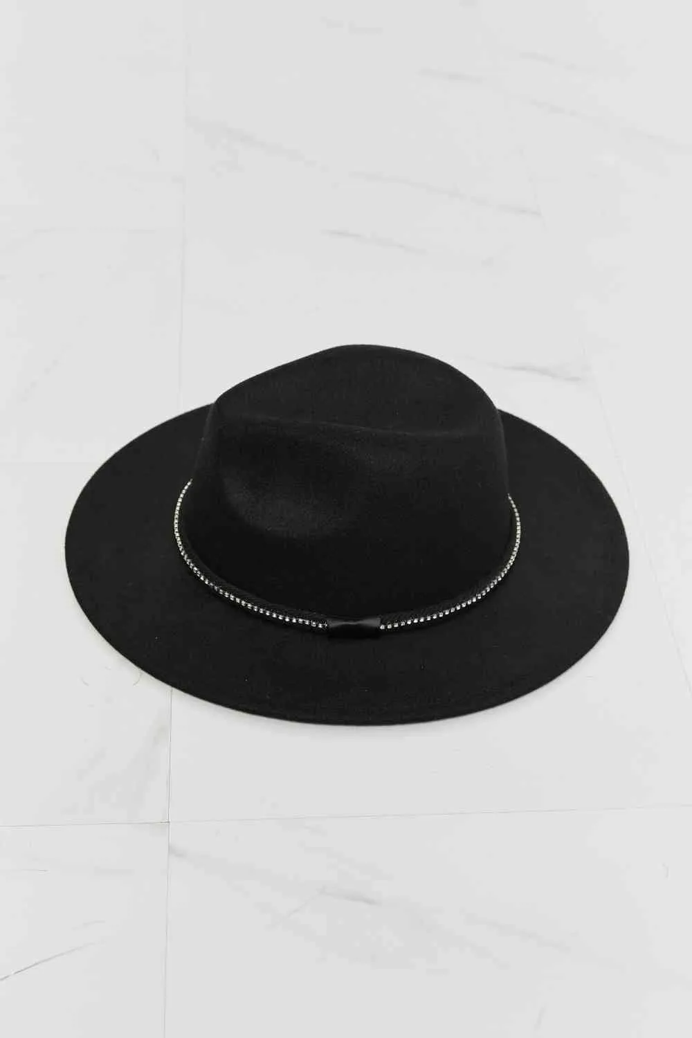 TEEK - Black Bring It Back Fedora Hat