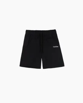 Tenore Logo Fleece Sweatshort - BLACK